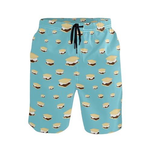 Dragons Men's Swim Trunks Quick Dry Beach Shorts with Pockets and Mesh Lining