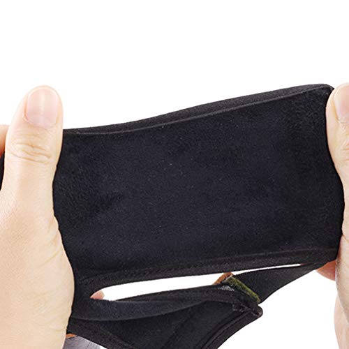 FAVOMOTO Luva de Arco E Flecha Luvas de Couro Com Três Dedos Luvas de Proteção de Tiro Guarda Compos