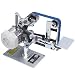 Produktbild Band-Tellerschleifer mit Zubehör, 550W Bandschleifmaschine mit Schleifbandgeschw 30M / S, Bandschleifer Bausatz Bandlänge 762mm - Breite 25mm-Schleifteller Ø 100mm inkl. 2x Schleifband