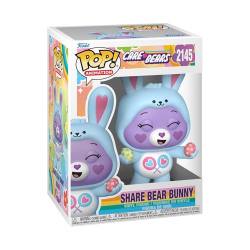 Funko Pop! Animation: Care Bears  Share Bunny​   Figura de Vinilo Coleccionable   Idea de Regalo   Mercancía Oficial   Juguetes para niños y Adultos   Figura Modelo para coleccionistas y exhibición
