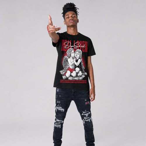 Image of DopeSkill Graphic Tee Streetwear Hip Hop Hypebeast Street Style Unisex T-Shirt Sneaker Colour Matching Shirts Real Lover