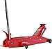 BIG RED T80501 Torin Hydraulic Heavy Duty Long Frame Service/Floor Jack with Foot Pedal, 5 Ton (10,000 lb) Capacity, Red