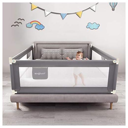 Bed Rails for Toddlers,Upgraded Baby Safety Bed Rail Guard Vertical Lifting Bed Guardrail Extra Long Folding Rails with Dual Lock for Full-Size Queen & King Mattress(78" for one Side)