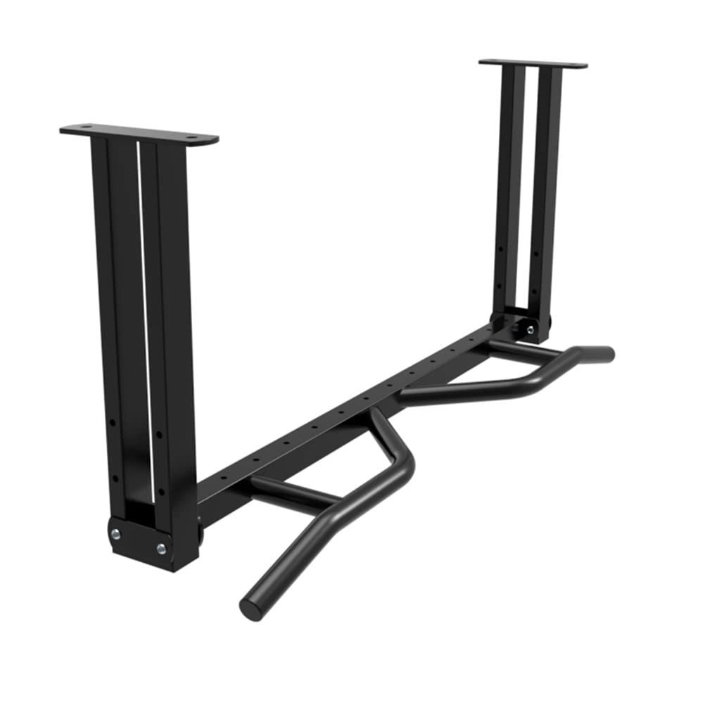 HTTGDGDH Wall Mounted Pull Up Bar, Ceiling Beam Mounted Heavy Duty Gym Horizontal Bar, Height Adjustable, Maximum Load 300Kg,Style 2
