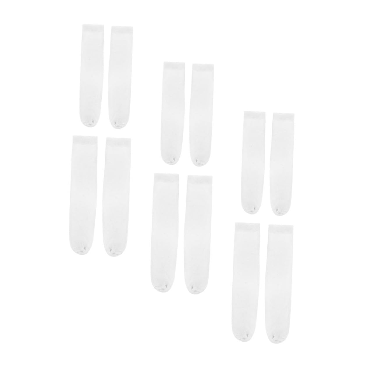 Calcetines para sublimación Milisten de algodón blanco cómodos para crear tus diseños DIY 8