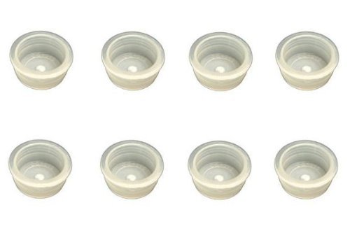 Toner Tap Uni-Plug Replacement Hopper Cap (Plug) for Brother Toner Cartridge Refills (8 Pack Bundle)