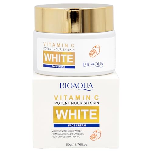 BIOAQUA Vitamin C Potent Nourish Skin White Plain Makeup Cream Orange Extract Concealer 50g / 1.76fl.oz