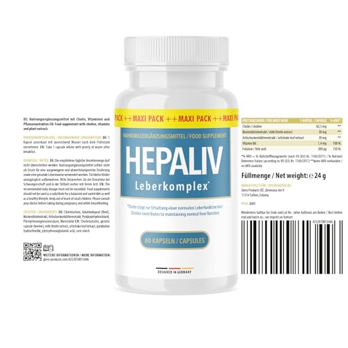 Hepaliv Kapseln - Für deine körperliche Balance - Einfache Anwendung - 60 Kapseln – Bild 6