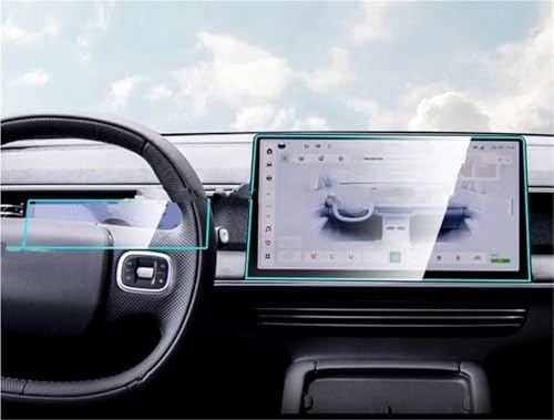 Écran de navigation XPeng G6 protection en verre trempé premium ultra-transparent