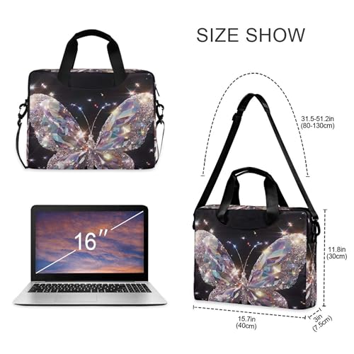 Funda Maletín Portátil Crossbody 13-15.6 Pulgadas miniatura 4