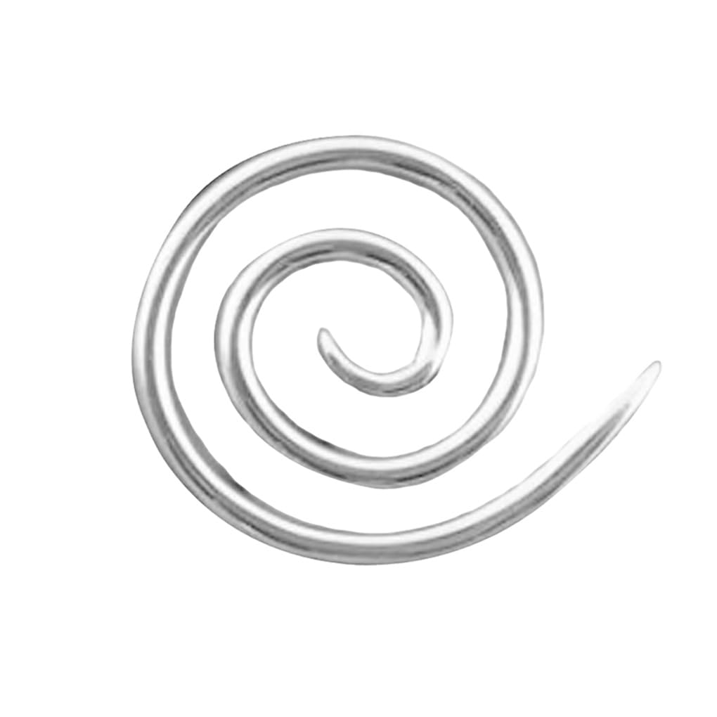 Geardeangloow Silver Household Spiral Cable Needle Stitch Holder Tapestry Crochet Pins Knitting Weaving Needles Handknitting Handicraft 1 Piece 1 Piece
