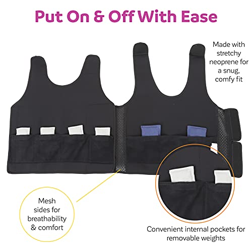 Fun And Function - Peace Sign Weighted Compression Vest For Kids & Adults - Calming Weighted Vest For Kids With Sensory Issues - Compression & Kids Weighted Vest - Toddlers, Kids, Teens & Adult Sizes #TOP2