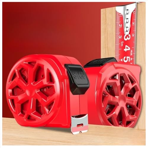 Zosyfex 2025 吉祥幸運メジャー 高精度 メジャー 巻き尺 5m/7.5m/10m | JIS規格誤差±0.2mm | 自動ロック機能 | 高炭素鋼テープ+赤光印刷 | 耐衝撃ABS外装 | ゼロ点補正フック | 建築/DYI/測量対応 (7.5