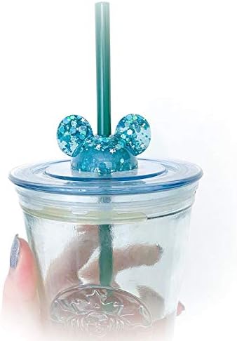 Ms. and Mr. Mouse Straw Topper Silicone Mold (2 Pieces)