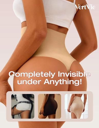 Image of Vertvie Tummy Control Shapewear Shorts Butt Lifting Seamless | Breathable Micro-hole Fabric, High Waisted Body Shaper, Everyday Comfort, Thigh Slimmer, Invisible, Girdles for Under Dresses