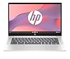 HP Chromebook 14a-nf0002sf Ordinateur Portable 14" HD, PC Portable (Intel Celeron N100, RAM 4 Go, eMMC 64 Go, Intel UHD Graphics, Chrome OS), Laptop Gris, Clavier AZERTY