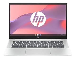 HP Chromebook 14a-nf0002sf Ordinateur Portable 14" HD, PC Portable (Intel Celeron N100, RAM 4 Go, eMMC 64 Go, Intel UHD Graphics, Chrome OS), Laptop Gris, Clavier AZERTY