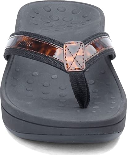 Vionic Pacific High Tide - Women's Platform Sandal Black-Tortoise - 10 Medium #TOP2