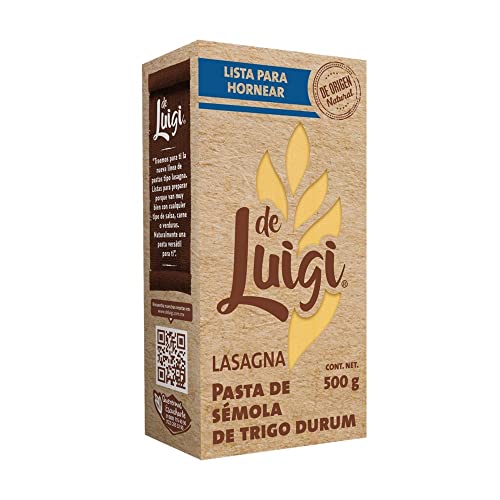 Refractarios, Video On Demand DE LUIGI, Lasagna Lista Para Hornear, 500 gramos