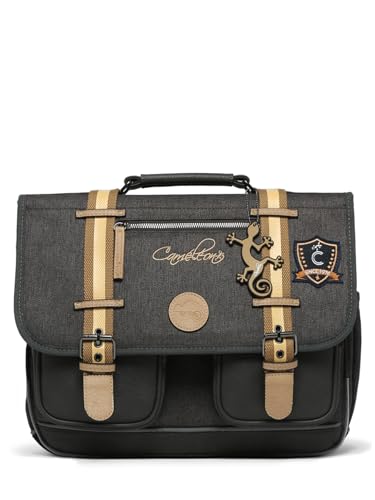 Cameleon Cartable scolaire du CP au CE2 Gris 38cm...