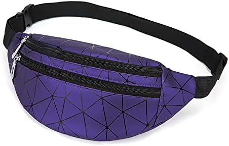 Waist Bag for Women & Men Holographic Fanny Pack Bum Bag with Adjustable Belt.