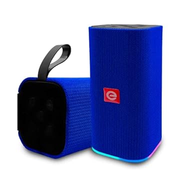 Caixa de som bluetooth caixinha som potatil potente com excelentes graves fm usb sd selo anatel (azul) …