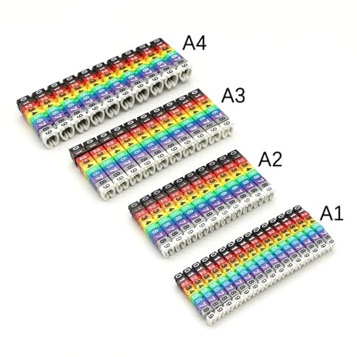 Repère fil électrique pour identifier un câble réseau emmêlé de 2-8mm