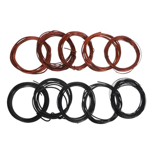 Uonlytech 10 Piezas De Alambre Trenzado De Aluminio Para Jardinería Herramientas Para Bonsái Alambre Para Bonsái Herramientas Para Árboles Bonsái Alambre De Entrenamiento Para Plantas