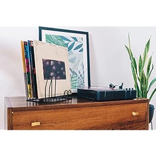 draadwerk Support de rangement pour disques vinyles – Support en vinyle pour 35 plaques – Support LP – Porte-brochures… - Les Beatles, Paul McCartney, John Lennon, RIngo Starr, George Harrison draadwerk Support de rangement pour disques vinyles - Support en vinyle pour 35 plaques - Support LP - Porte-brochures… – Image 3