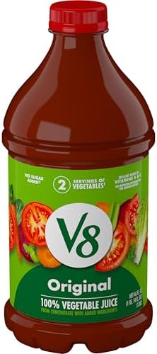 V8 Original 100% Vegetable Juice, 46 fl oz Bottle