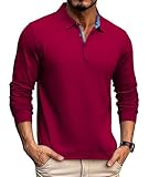 CONCEPTION DES POIGNETS : Ces polos décontractés à manches longues sont dotés de poignets côtelés aux manches, qui, grâce à leur nature extensible, permettent un retournement pratique - sans glissement gênant.