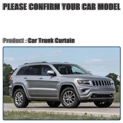 Coche cubierta retráctil para maletero Jeep Grand Cherokee WK2 accesorios interior 4