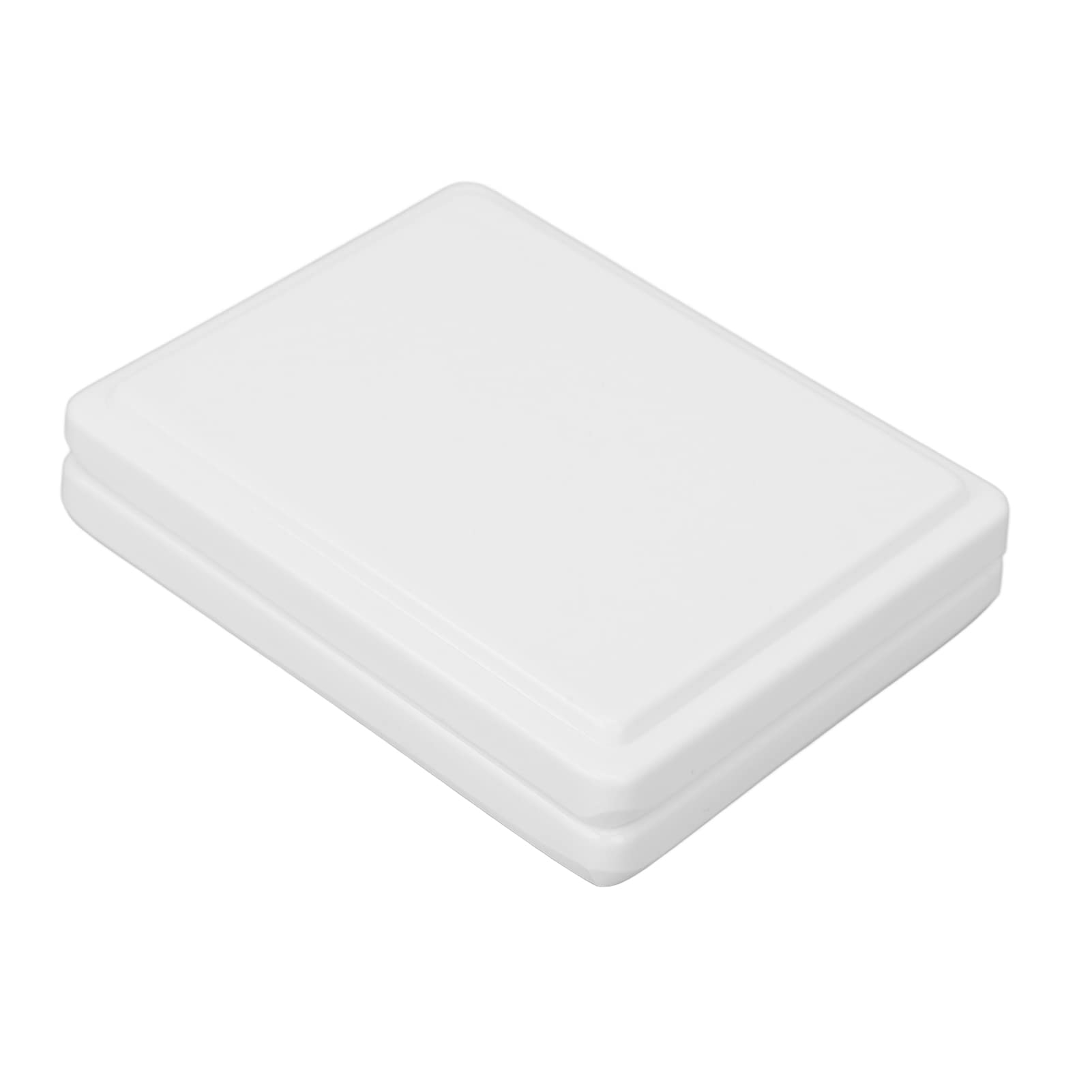 Porcelain Paint Palette Reusable Pure Color Watercolor Paint Palette 12 Wells Indoor Dustproof White For Artists