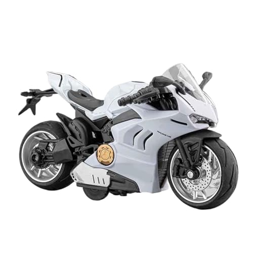 Ducati V4S moto de collection en métal 1:14 réplique miniature réaliste lumineuse