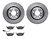 Dynamic Friction Company Front Brake Rotors with 5000 Euro Ceramic Brake Pads 6602-74082