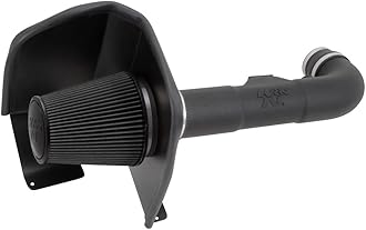 K&N Dryflow Cold Air Intake Kit: Easy to Clean, Oil-Free Air Filter, Increase Horsepower up to 6 HP: Compatible with 5.3/6.2L, V8, 2014-2020 Chevy/GMC/Cadillac (See Product Description), 30-3082