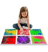 Onyoloy Texture Sensor Liquid Tiles - 6 Square Lava Set, 12