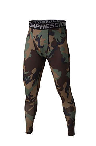 Men's Workout Compression Tights Training Thermal Base Layer Pants Fitness Gym Running Sport Performance Leggings S M L XL - Image 3