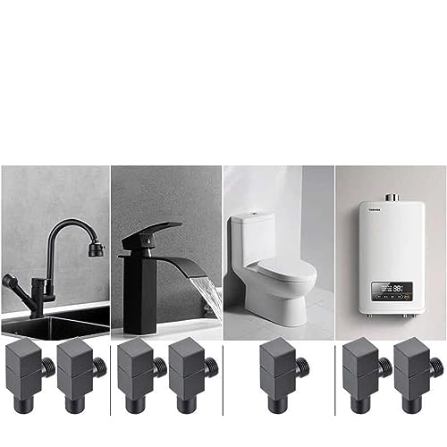 Vanne d'angle acier inoxydable 1/2 pour robinet d'arrêt d'eau de douche - 5