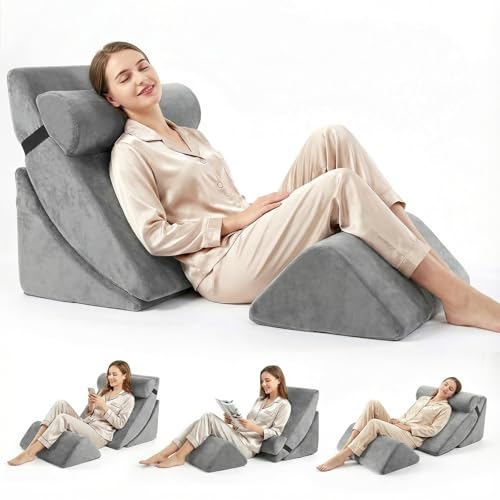 Juego de almohada ortopédica 4 en 1 almohada