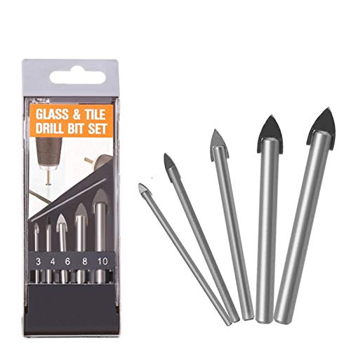 Set de brocas para vidrio 5 piezas 3-10 mm miniatura 3