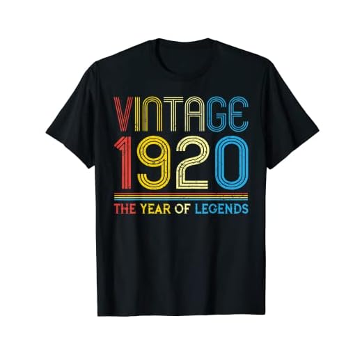 1920. Regalos de cumpleaños vintage de 1920 para leyendas nacidas hechas en 1920 Camiseta