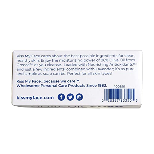 Kiss My Face Olive Oil & Lavender Bar Soap 8 Oz (Pack Of 6) #TOP2