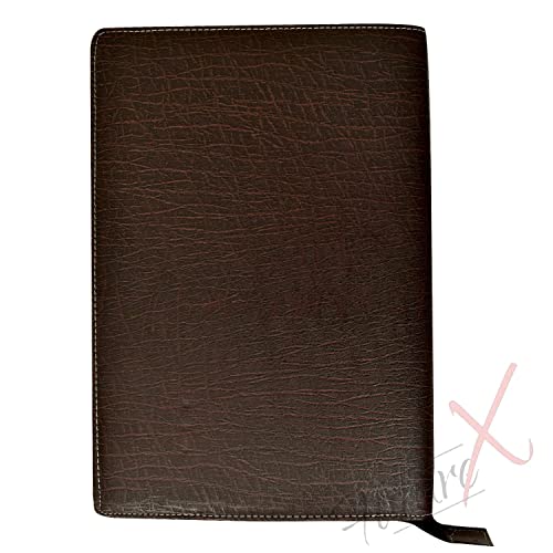 Image of FUTURE X 20 Leaf Multipurpose Leatherette Professional File Folders for Certificates, Documents Holder, Portfolio, Executive File Legal Size Documents Holder for Men and Women (B4 Size, Brown)