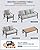WACASA Modern Outdoor Aluminum Patio Furniture Set 5-Piece with Tempered Glass Coffee Table, Water-Resistant Cushions & Curved Armrests - Modular Sectional Metal Sofa for Backyard, Garden, Poolside