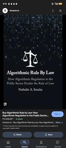 Algorithmic Regulation view 2