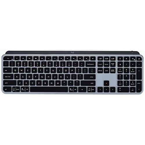 Logitech Craft Keyboard Cover Silicone, Keyboard Cover For Logitech Mx Keys Advanced Wireless Illuminated Keyboard, Waterproof Dustproof Logitech Keyboard Skin (Black) #TOP20