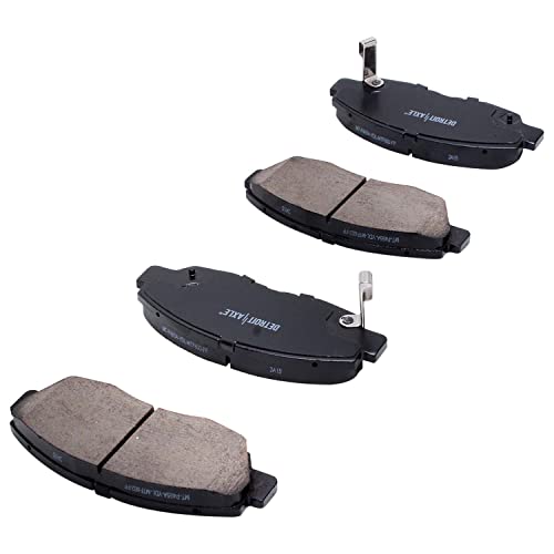 Image of Detroit Axle - Front Brake Pads for 1996-2011 Honda Civic 2010-2014 Insight | 1998-2002 Accord 1997-2005 Acura EL, Ceramic Brake Pads Replacement