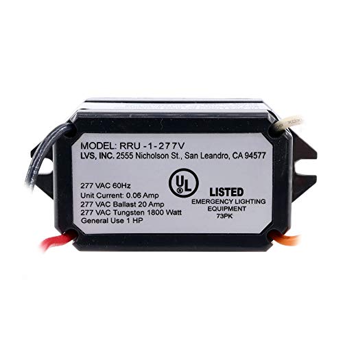 LVS Controls RRU-1-277V Emergency Lighting N/C Shunt Relay