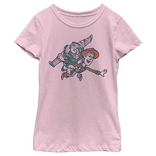 Girl's Toy Story Woody and Buzz Fly with Me T-Shirt